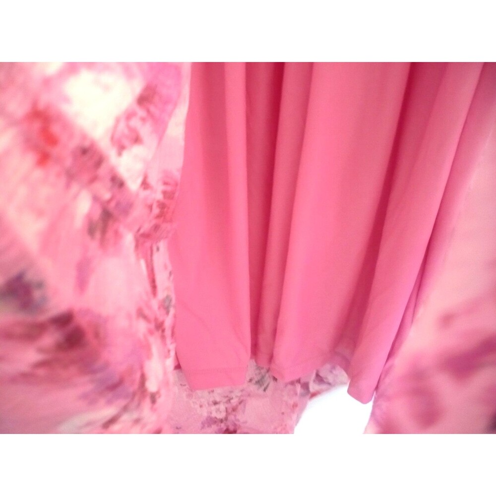 Anthropologie By The River L Smocked Floral Midi Dress Pink Cottagecore Feminine - Picture 9 of 16
